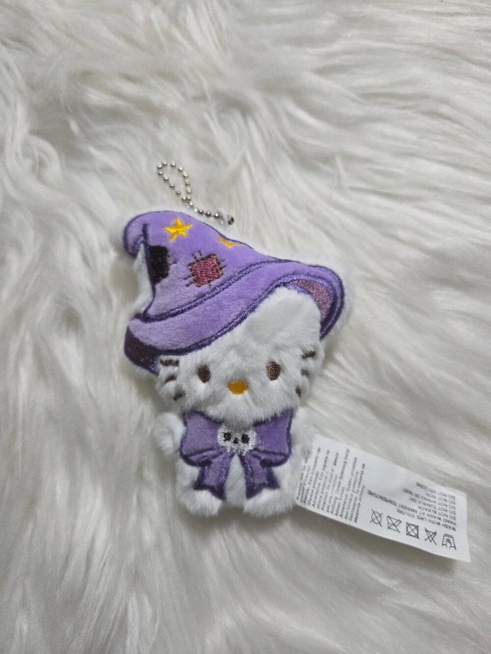 Hello Kitty Witch Plush Keychain